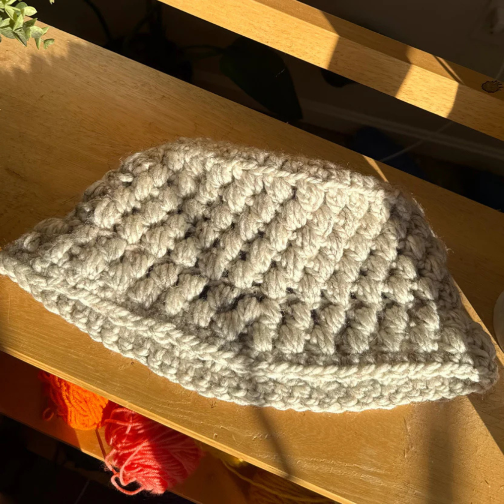 The Chunky Puff Bucket Hat Crochet Pattern